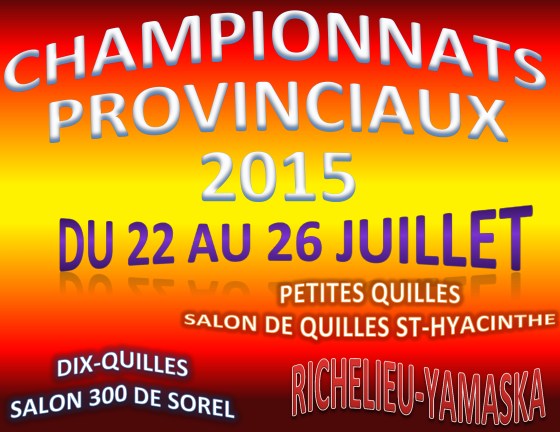 championnats provinciaux 2015